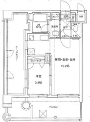 アクタス天神IIの物件間取画像